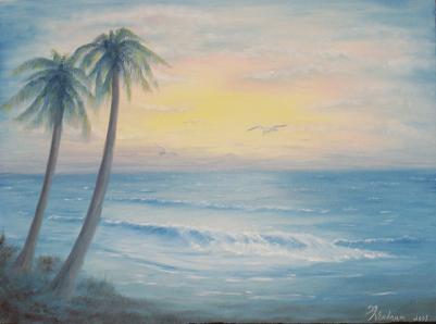 Palms at Dusk